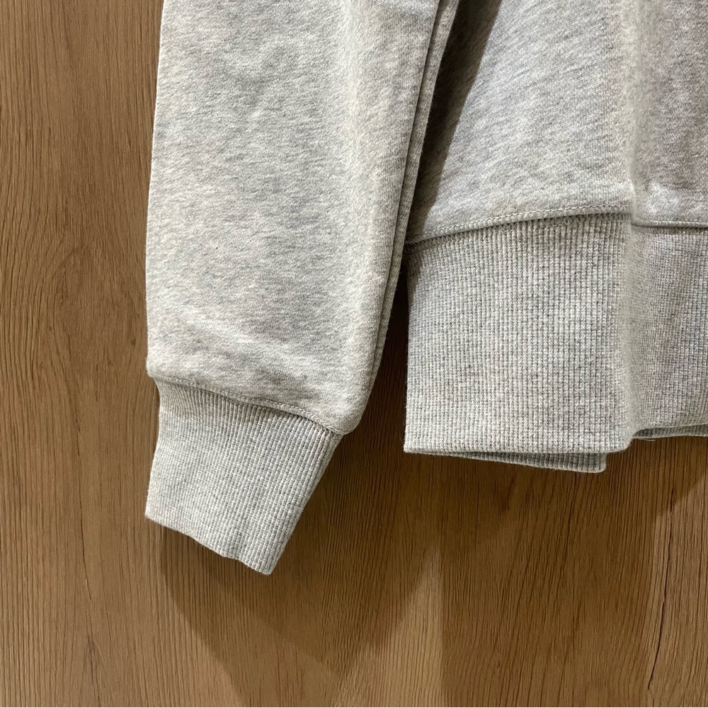 Isabel Marant Heather Gray Sweatshirt with Brown Logo - Picture 3 of 9